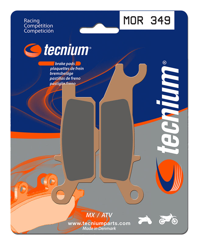 Tecnium Racing MX/ATV Sintered Metal Pads - Mor349 1022993