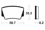 Tecnium Racing MX/ATV Sintered Metal Pads - MOR367 1022999