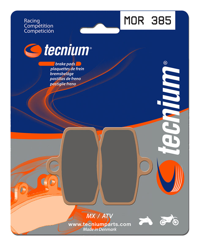 Tecnium Racing MX/ATV Sintered Metal Pads - MOR385 1023002