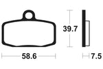 Tecnium Racing MX/ATV Sintered Metal Pads - MOR385 1023002