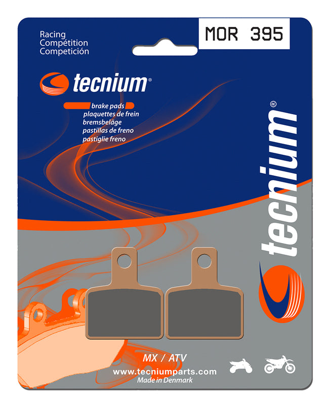 Tecnium Racing MX/ATV Sintered Metal Brake Pads - Mor395 1023003