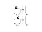 Tecnium Racing MX/ATV Sintered Metal Pads - Mor396 1023004