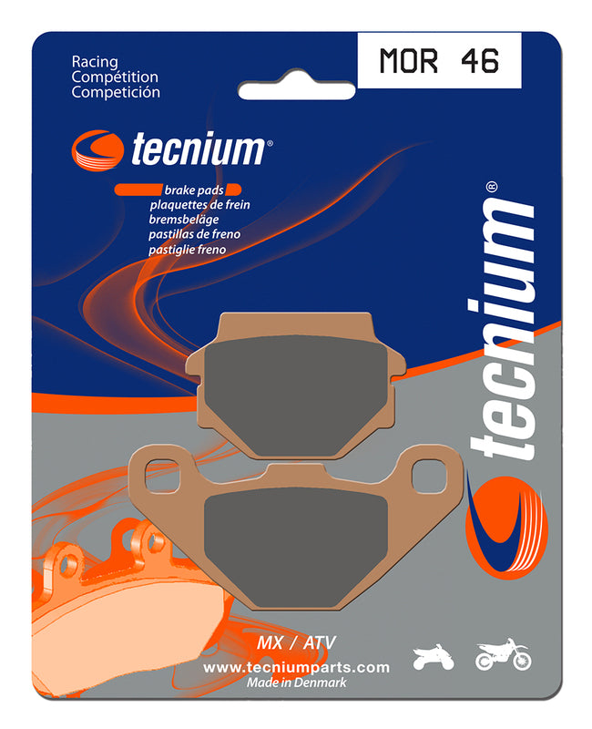 Tecnium Racing MX/ATV Sintered Metal Brake Pads - Mor46 1023018