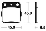 Tecnium Racing MX/ATV Sintered Metal Pads - Mor84 1023027