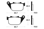 Tecnium Street Performance Sintered Metal Brake Pad - MR308 1023073