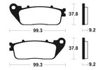 Tecnium Street Performance Sintered Metal Brake Pad - MR362 1023083