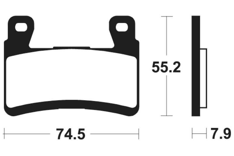 Tecnium Racing Sintered Metal Brake Pad - MRR394 1023150