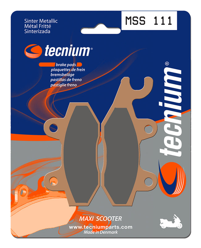 Tecnium Maxi Scooter Sintered Metal Brake Pads - MSS111 1023176