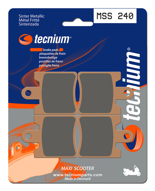 Tecnium Maxi Scooter Sintered Metal Brake Pad - MSS240 1023194