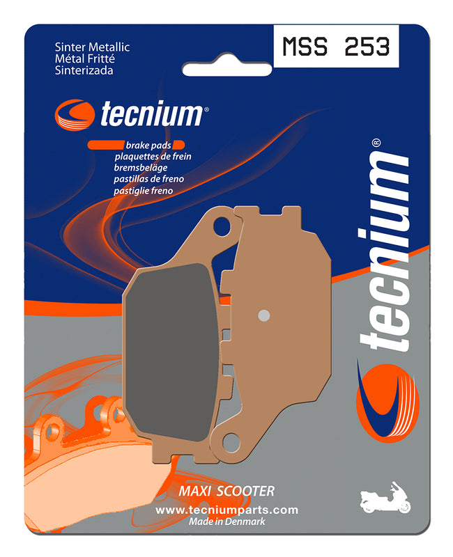 Tecnium Maxi Scooter Sintered Metal Brake Pad - MSS253 1023198