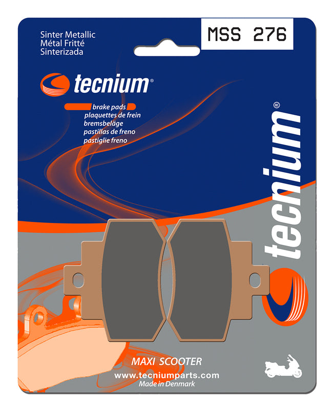 Tecnium Maxi Scooter Sintered Metal Brake Pad - MSS276 1023204