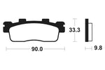 Tecnium Maxi Scooter Sintered Metal Pads - MSS371 1023221