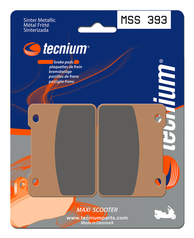 Tecnium Maxi Scooter Sintered Metal Brake Pad - MSS393 1023225