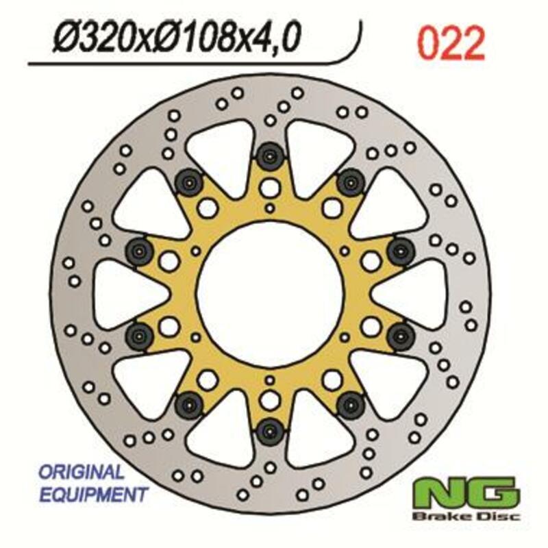 Ng Runda de disc de frână 022