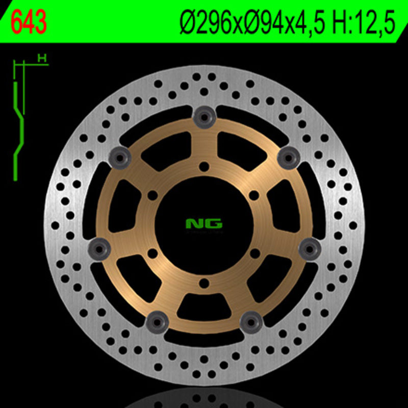 Ng Runda de disc de frână 643