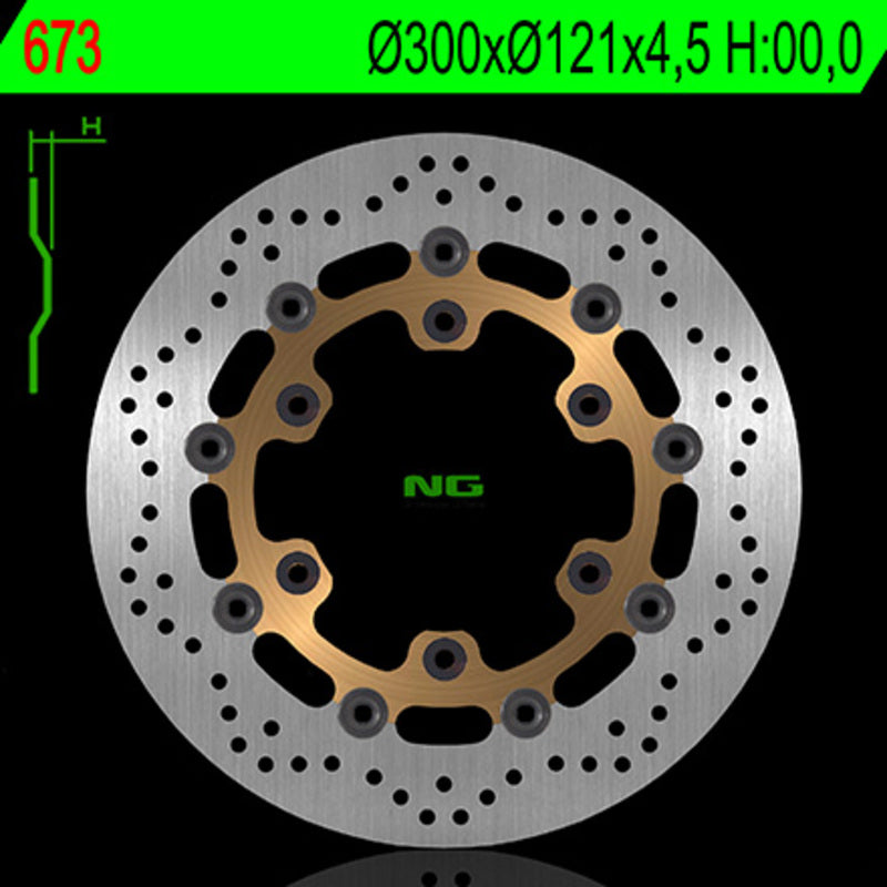 NG Runda de disc de frână 673