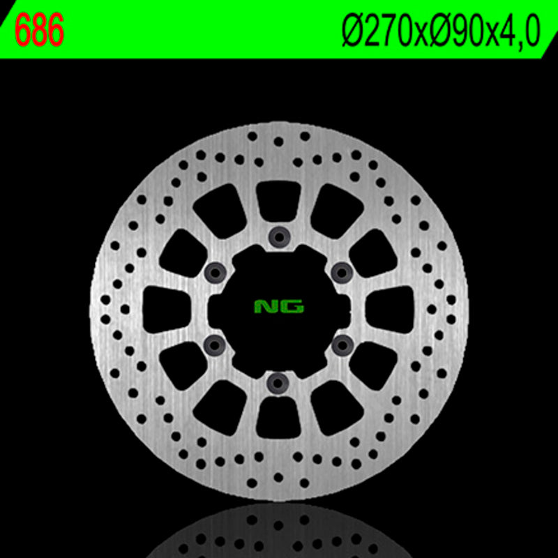 Ng brake disc round 686