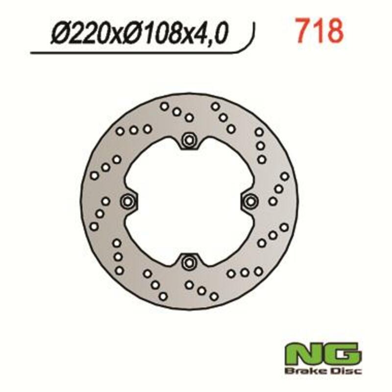 NG Runda de disc de frână 718