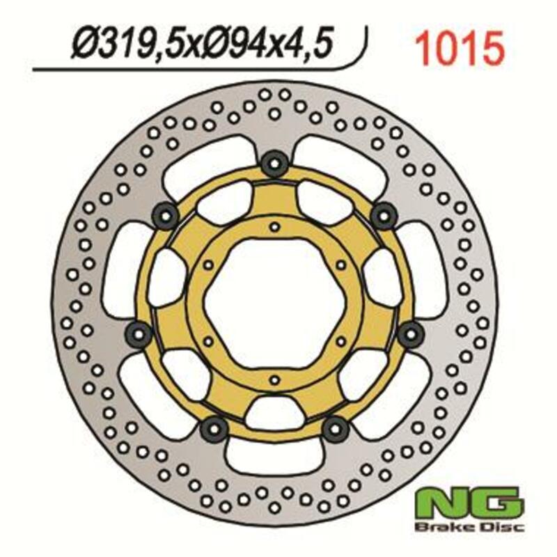 NG Runda de disc de frână 1015