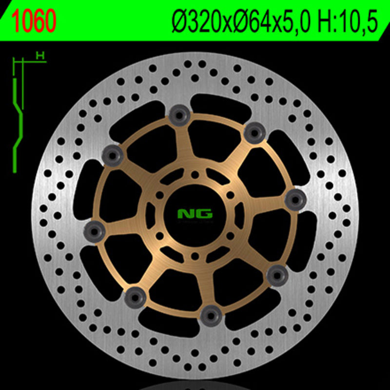 NG Runda de disc de frână 1060