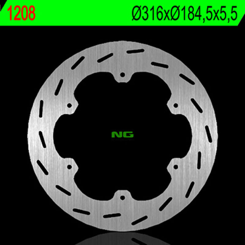 Ng brake disc round 1208