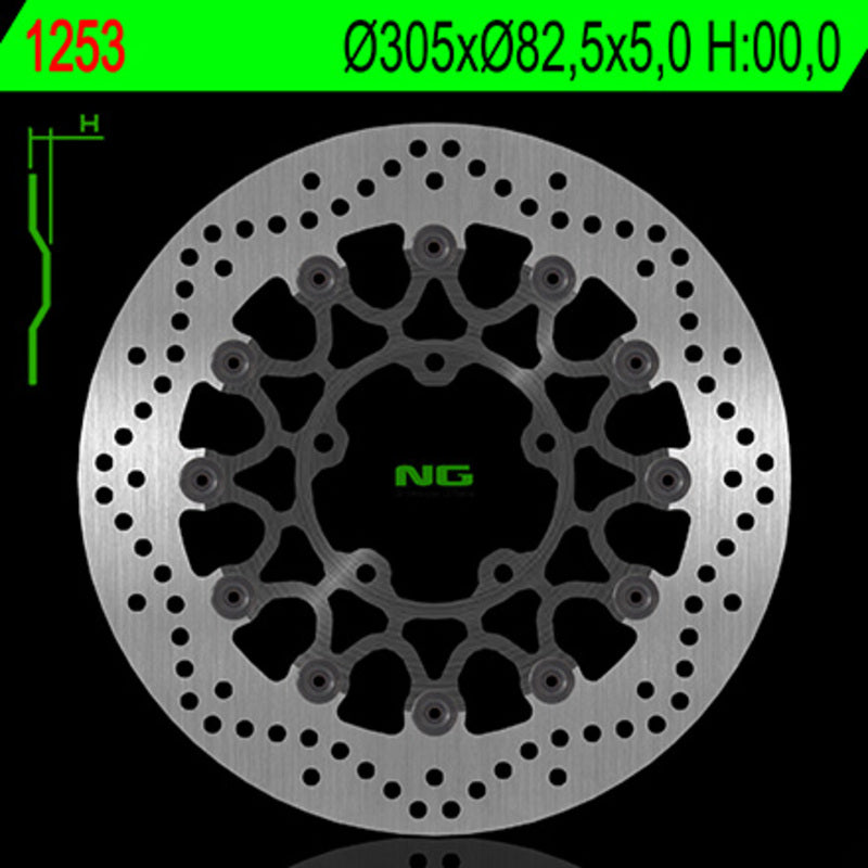 NG Runda de disc de frână 1253