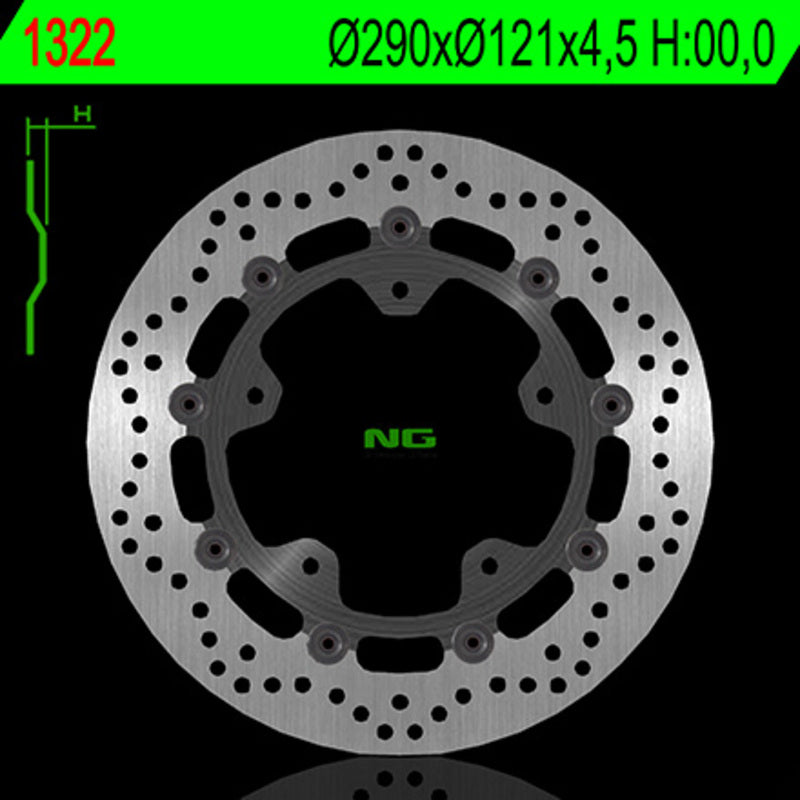 NG Runda de disc de frână 1322