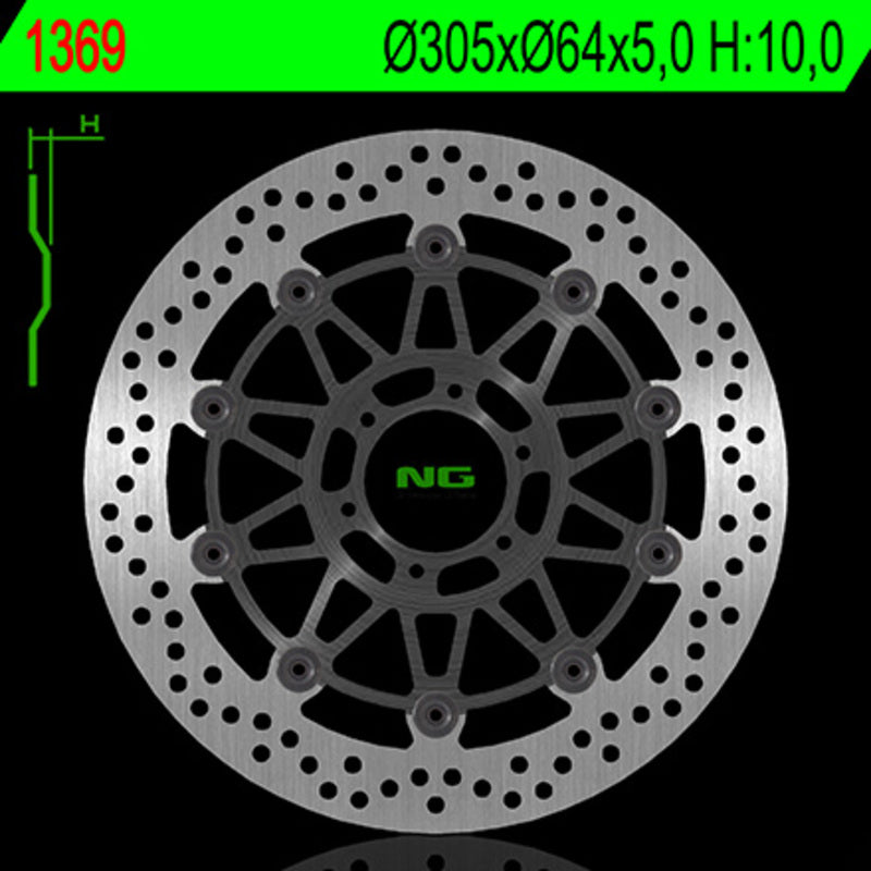 Ng Runda de disc de frână 1369