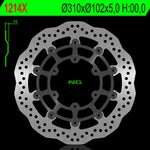 Ng undă de disc de frână 1214x