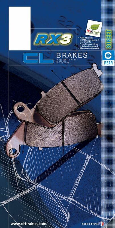 CL BRAKES Stradă Plăcuțe de frână din metal sinterizat - 1066RX3 1066RX3 