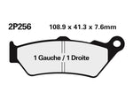 Plăcuțe de frână semi-metalice NISSIN Street - 2P-256NS 2P-256NS 