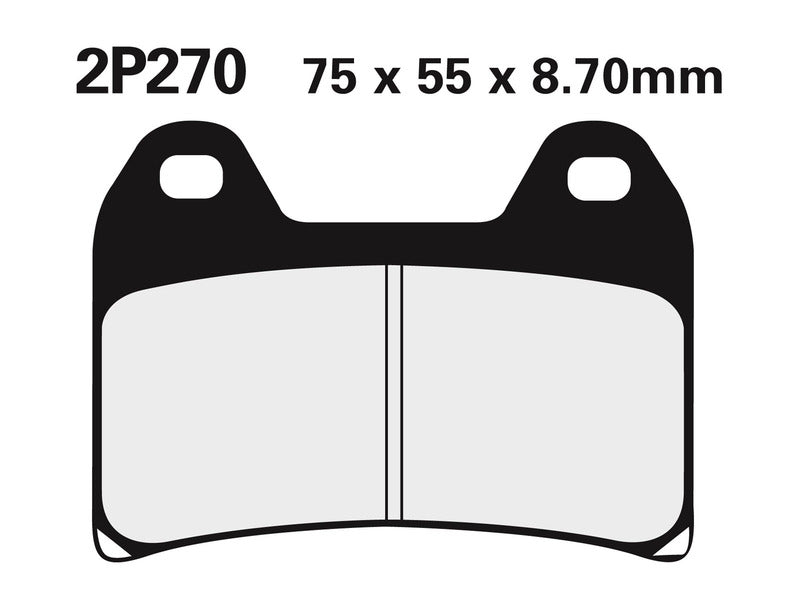 NISSIN Street /Off-Road Sintered Metal Brake pads - 2P-270ST 2P-270ST