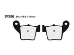 NISSIN Street /Off-Road Plăcuțe de frână din metal sinterizat - 2P-286ST-MX 2P-286ST-MX 