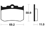 Tecnium Racing Sintered Metal Carbon Frumb Pads - MCR162 1043797