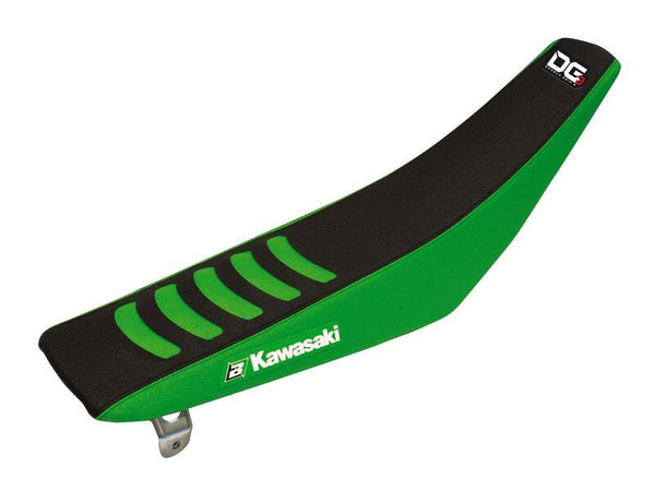 Blackbird Double Grip 3 Saddle Cover - Verde/Negru - Kawasaki KX250F/450F 1431H