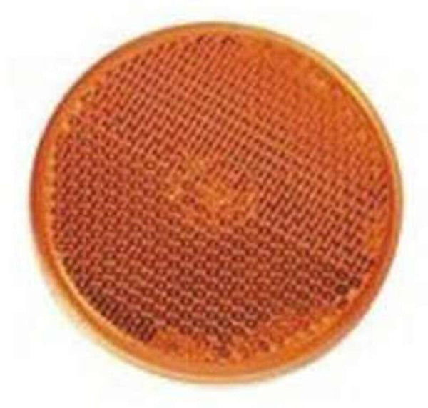 V Piese Ø55mm Reflector rotund portocaliu - cu bandă 11752