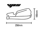 Barkbusters VPS MX Set de gardă de mână Universal Mount Yellow Hi Viz VPS-007-01-YH