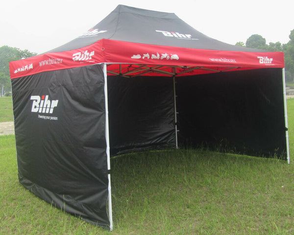 Bihr Home Track Race Tent 4.5 × 3 m-with 3 removable side panels-4.5x3-IVW