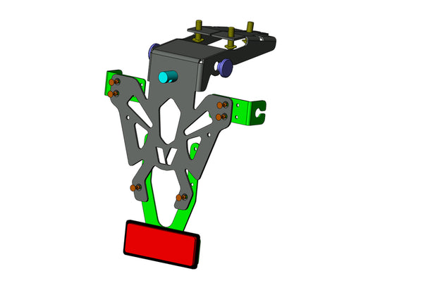 V Piese de înmatriculare Party Plate Black Honda CB650F C8-SPH024