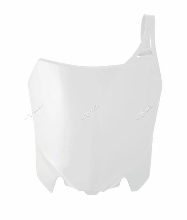 Placă de front Racetech Front White Honda CRF250R/450R R-TBCRFBN0013