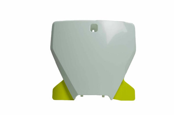 Placă de front racetech front alb/galben husqvarna tc/fc r-tbhsqbngq19