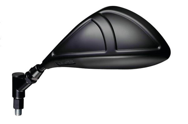 BIHR Light Mirror Universal M10/125 - Negru (pereche) AA2990095B