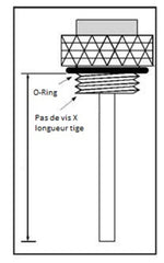 Piese de temperatură a uleiului V Ø 20x1.5x23 D42991A00B