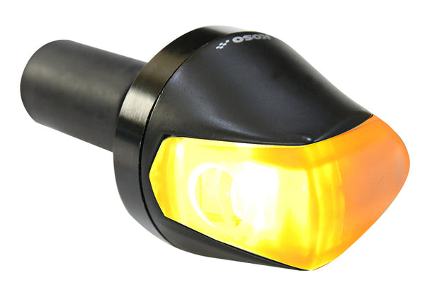 Koso Knight LED Blinkers - Toniet negru/fumat Matt | HE033010