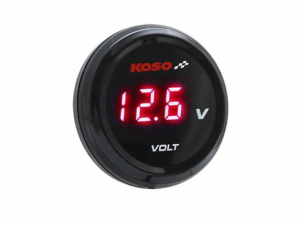 Koso I-G-GEAR VOLT METER RED Afișare BA067R00