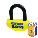 Oxford Big Boss Block Lock - Ø16mm Galben Of46