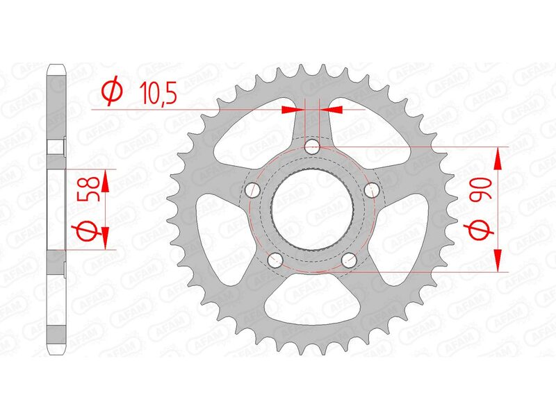 AFAM STANDARD STANDARD STANDARD PROSK 10215 - 520