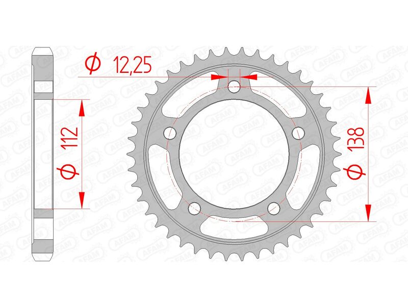 AFAM STANDARD STANDARD STANDARD SPRAP 10508 - 530