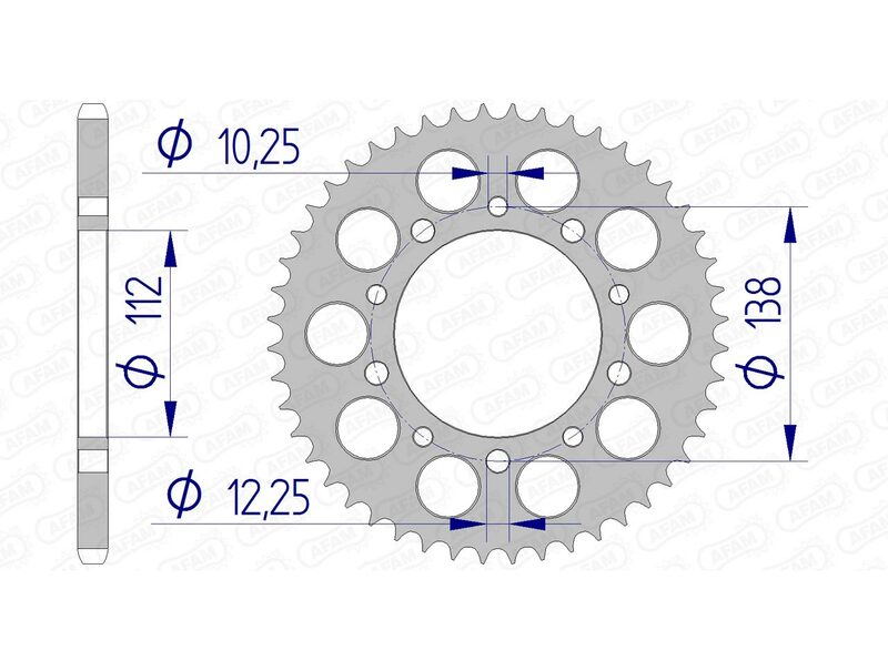 AFAM ALUMINUM ULTRA -TRA -LUMINĂ Spropet 11509 - 520