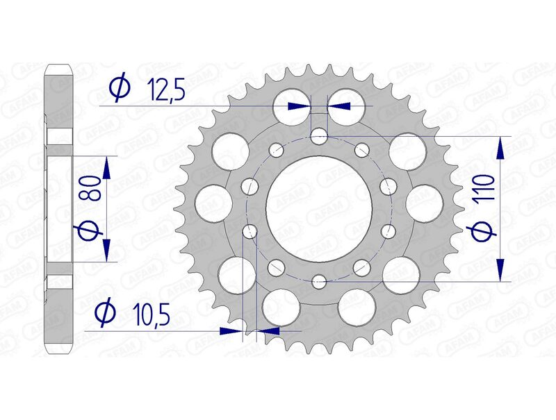 AFAM ALUMINUM ULTRA -TRA -LUMING SPROPET 11605 - 530